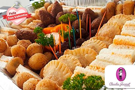 ¡Deliciosa picadera para tus eventos! Paga RD$1,499 en vez de RD$2,500 por 100 Unidades de Picadera con 5 variedades a elegir entre 20 Pastelitos + 20 Croquetas + 20 Albondigas en salsa BBQ + 20 TequeÃ±os + 20 Mini Wraps + 20 Mini Sandwich con Pasta de Pollo + 20 Bolitas de Yuca con puerro en Claudia Gourmet.